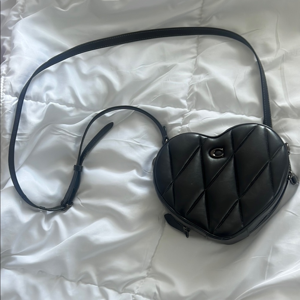 Coach Black Quilted Crossbody Bag